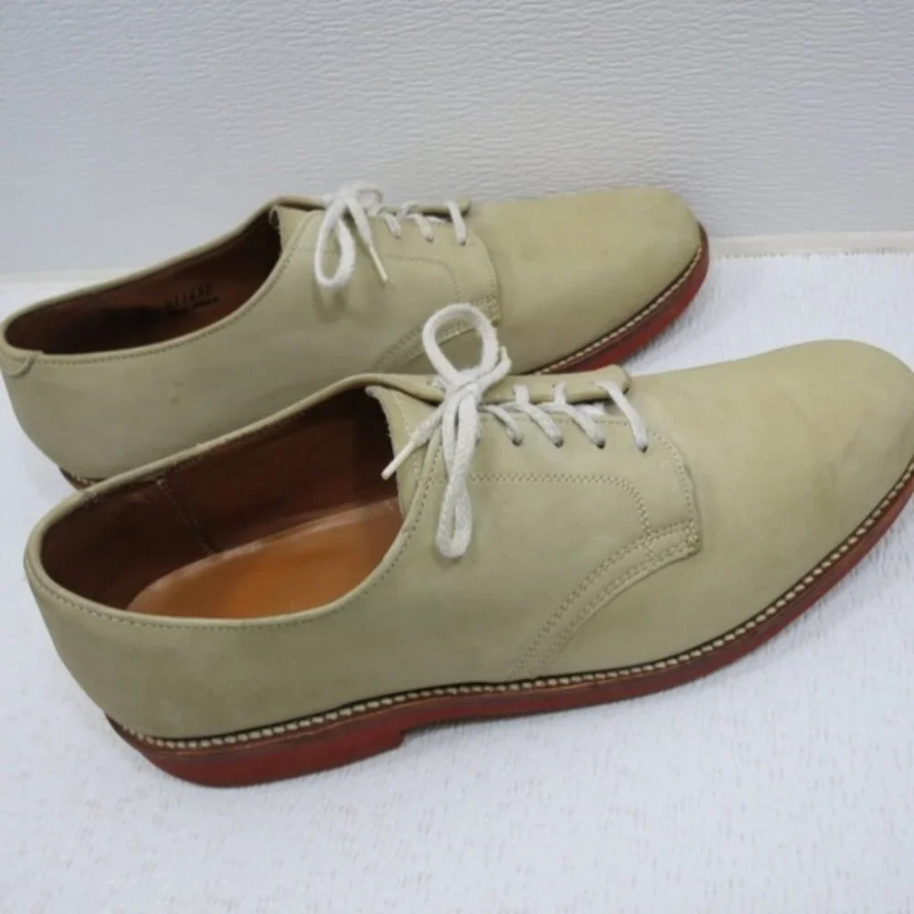 Walk-Over Nubuck Leather Casual Dress Vintage Men's Footwear Oxfords sz 10 C/A